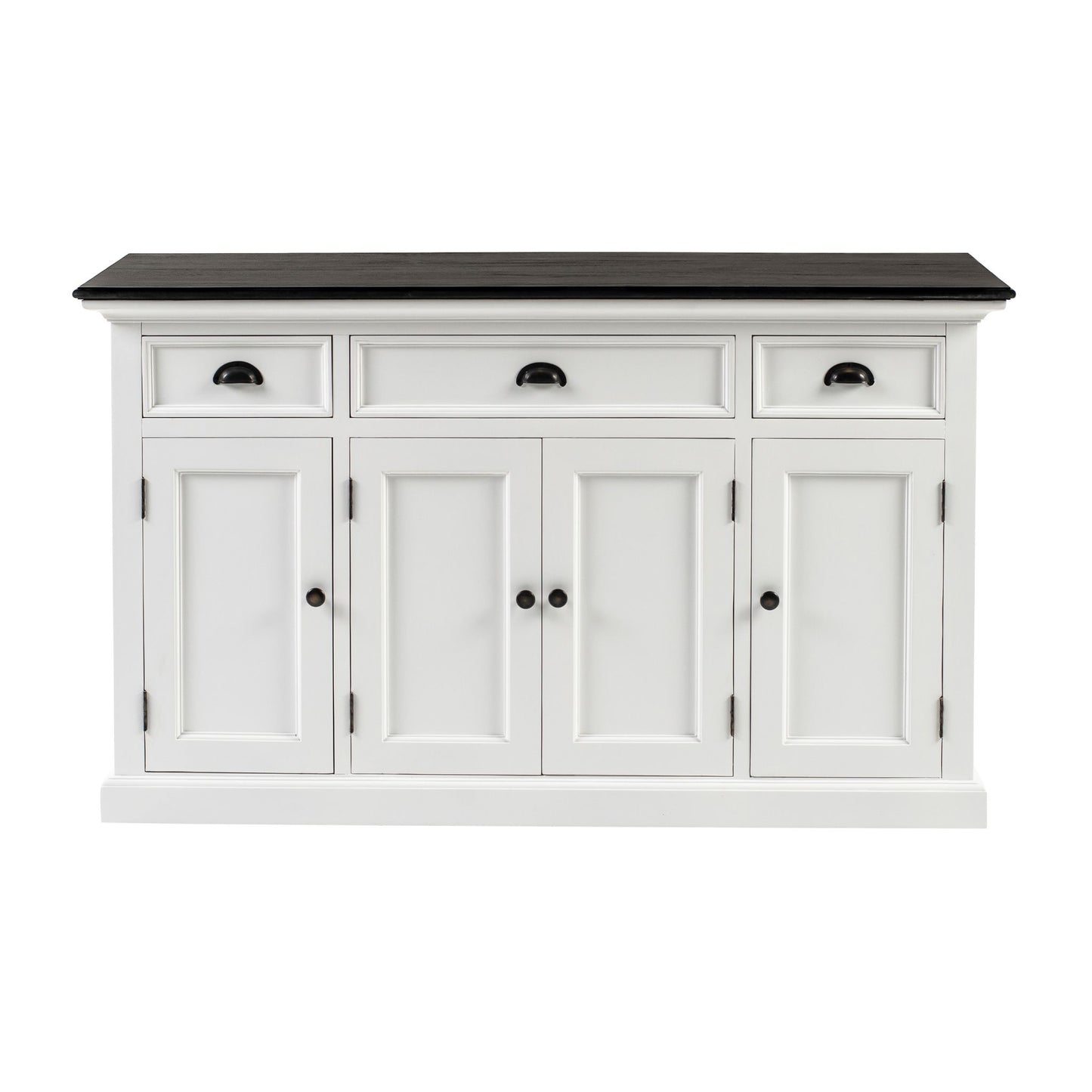 Halifax Classic White 4 Door Buffet Table