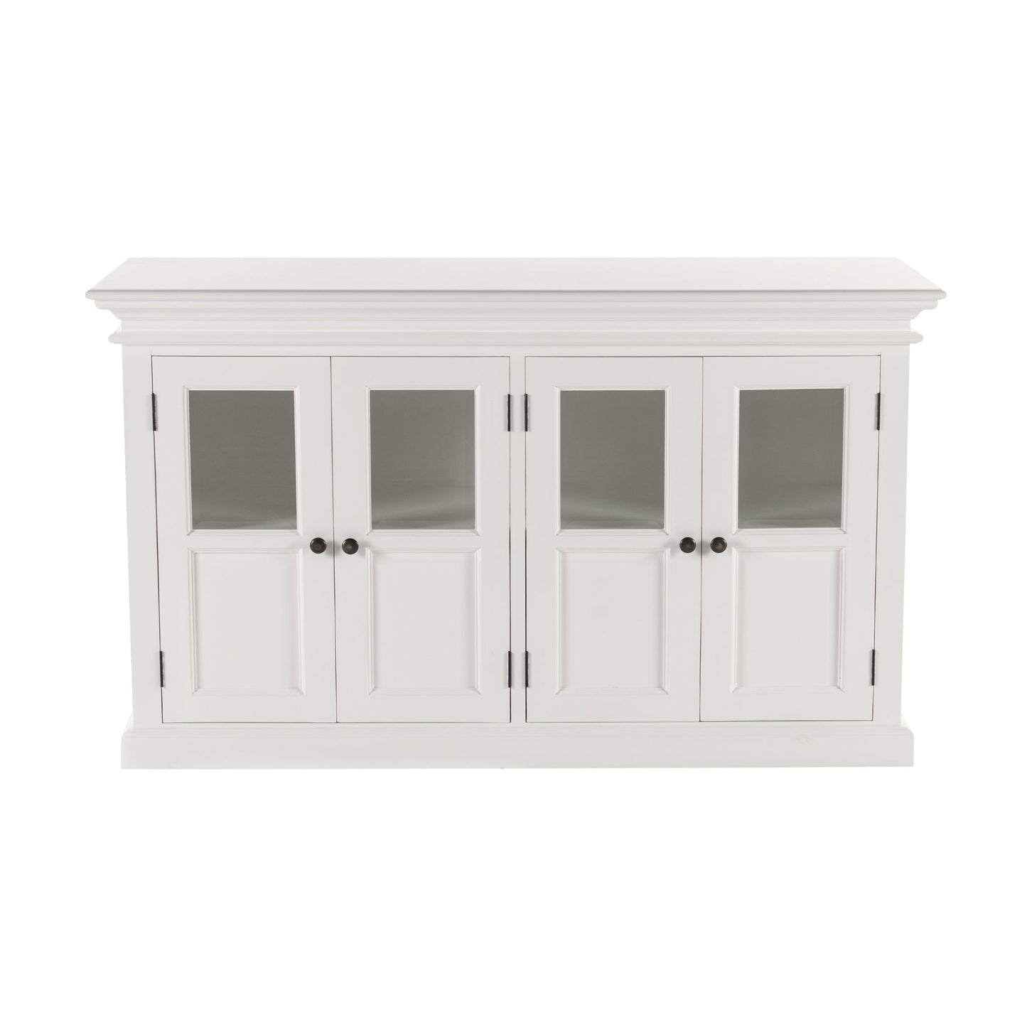 Halifax Classic White 6 Glass Door Buffet Table