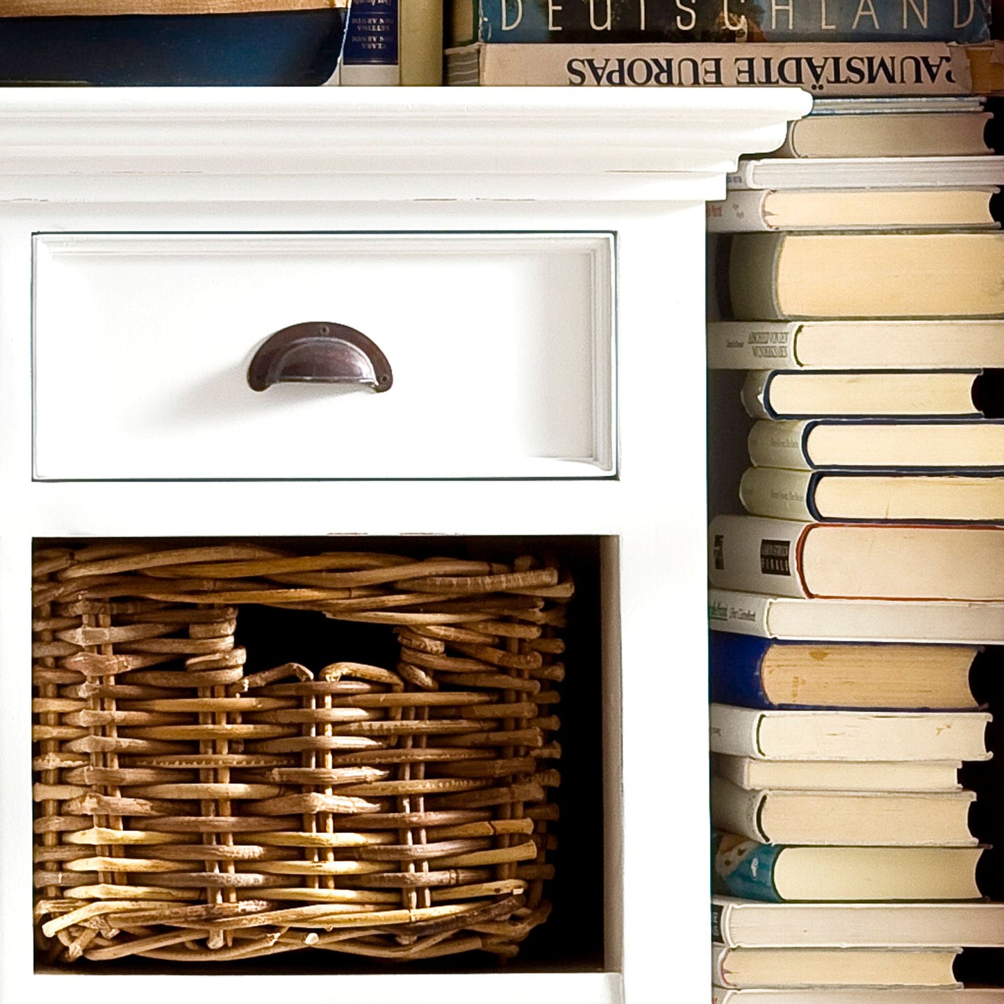 Halifax Classic White 6 Basket Buffet Table