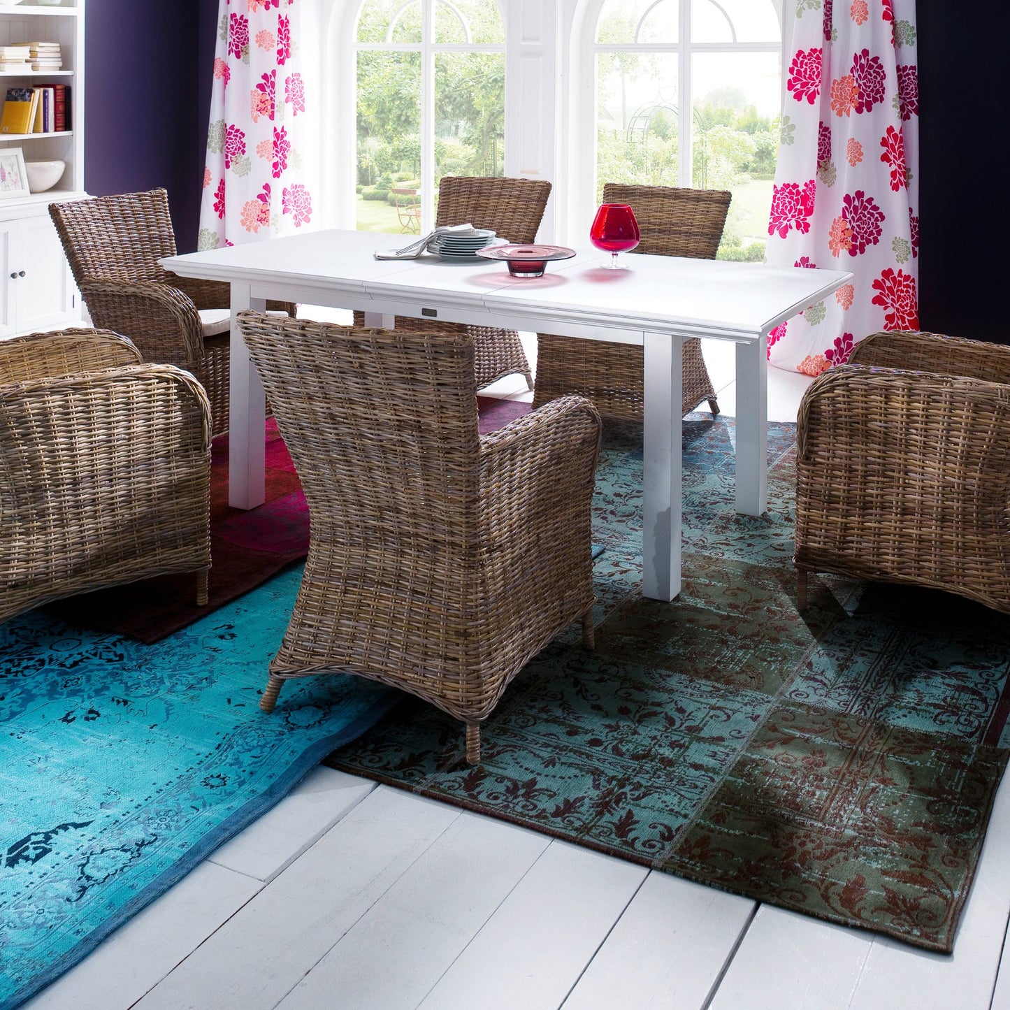 Halifax Classic White Dining Extension Table