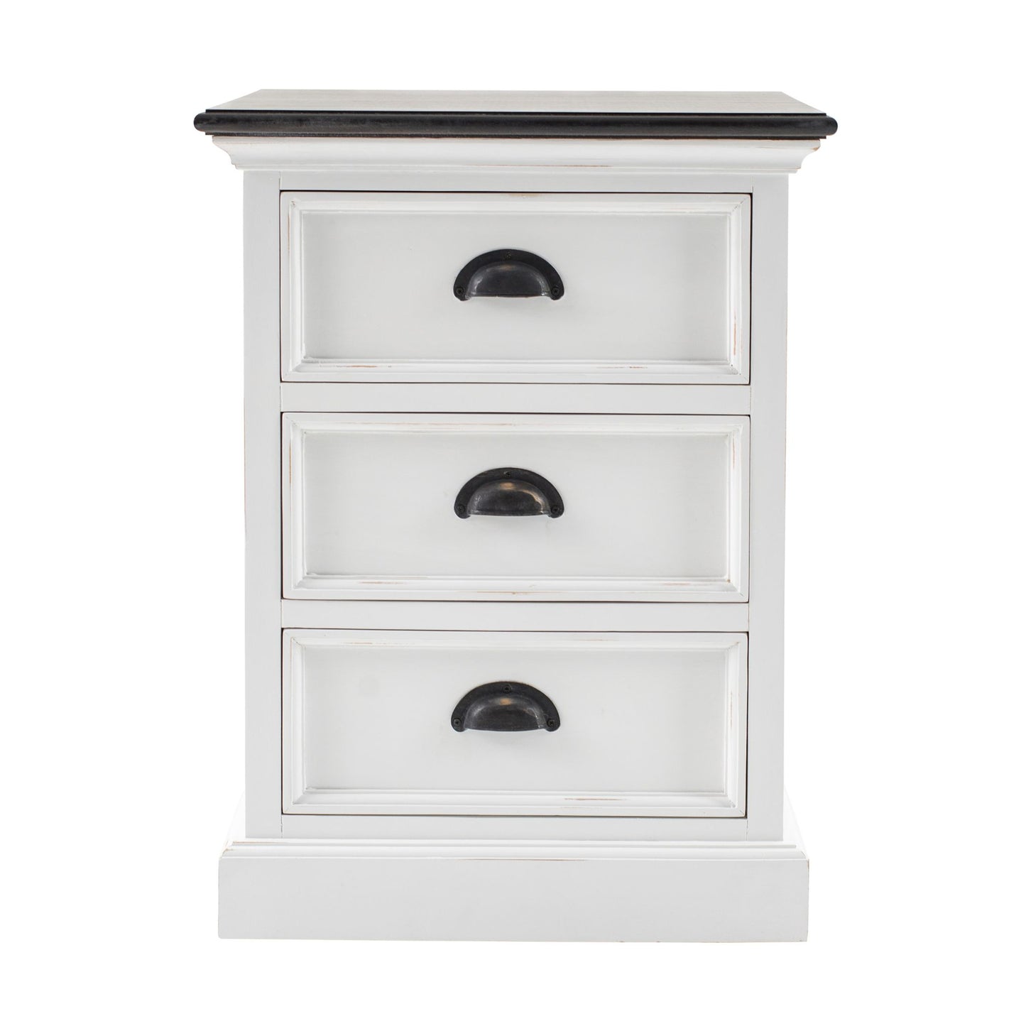 Halifax Accent Classic White Drawer Side Table