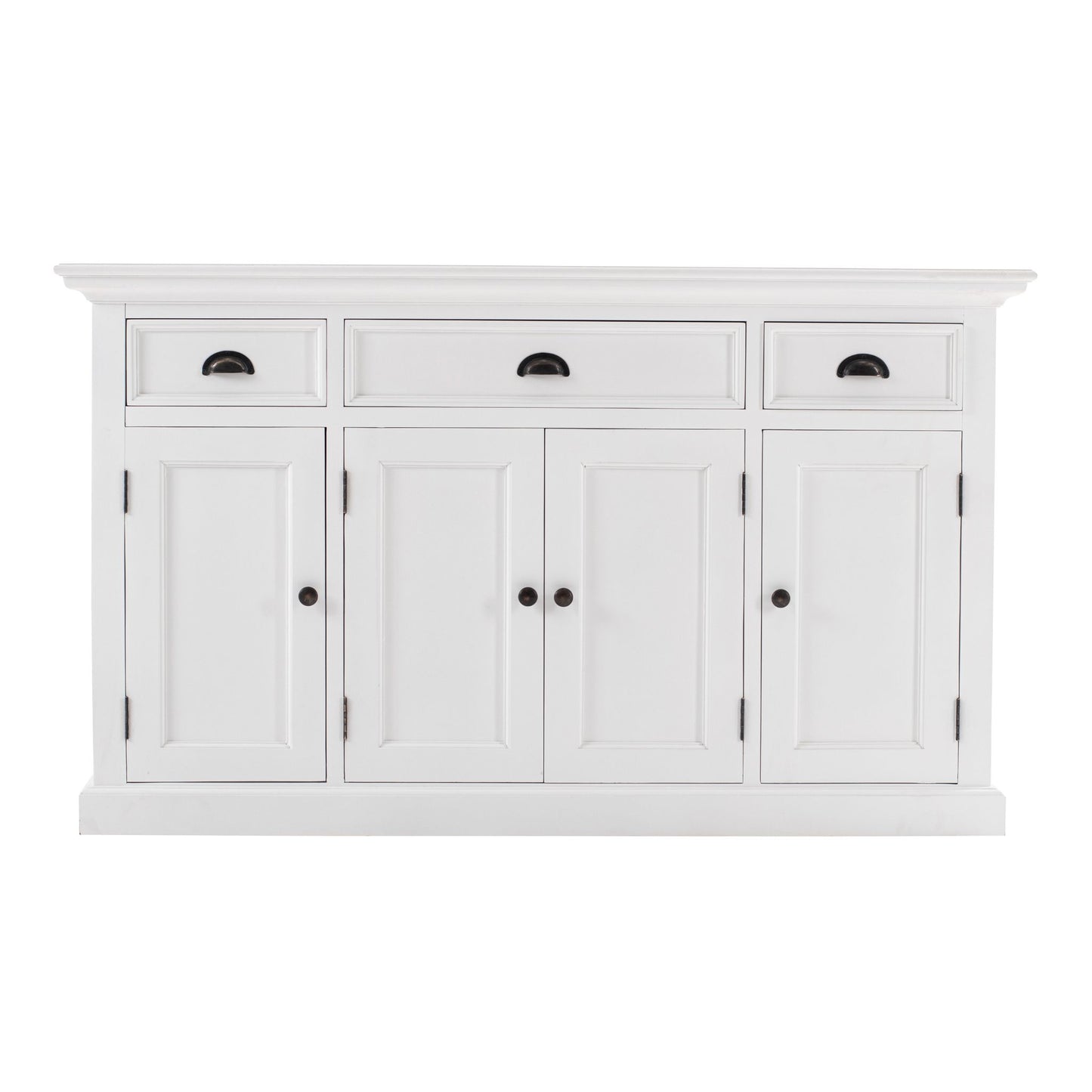 Halifax Classic White 4 Door Buffet Table