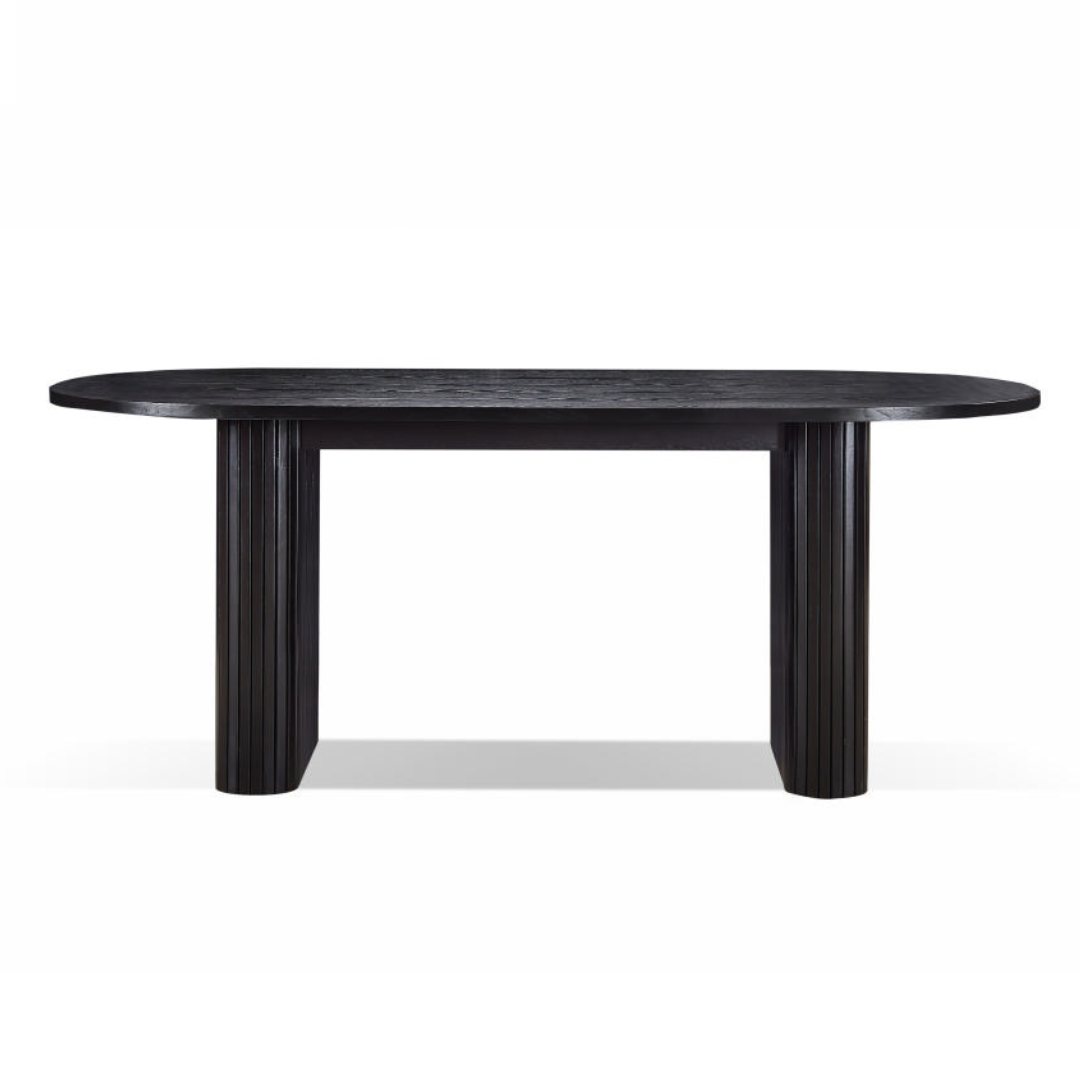 Melba 180cm Wooden Oval Dining Table