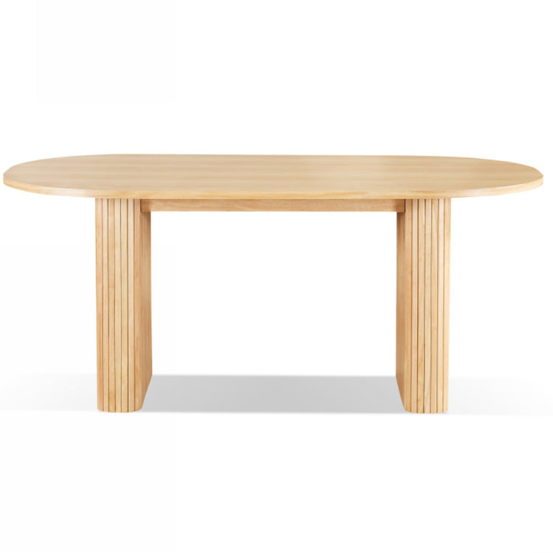 Melba 180cm Wooden Oval Dining Table