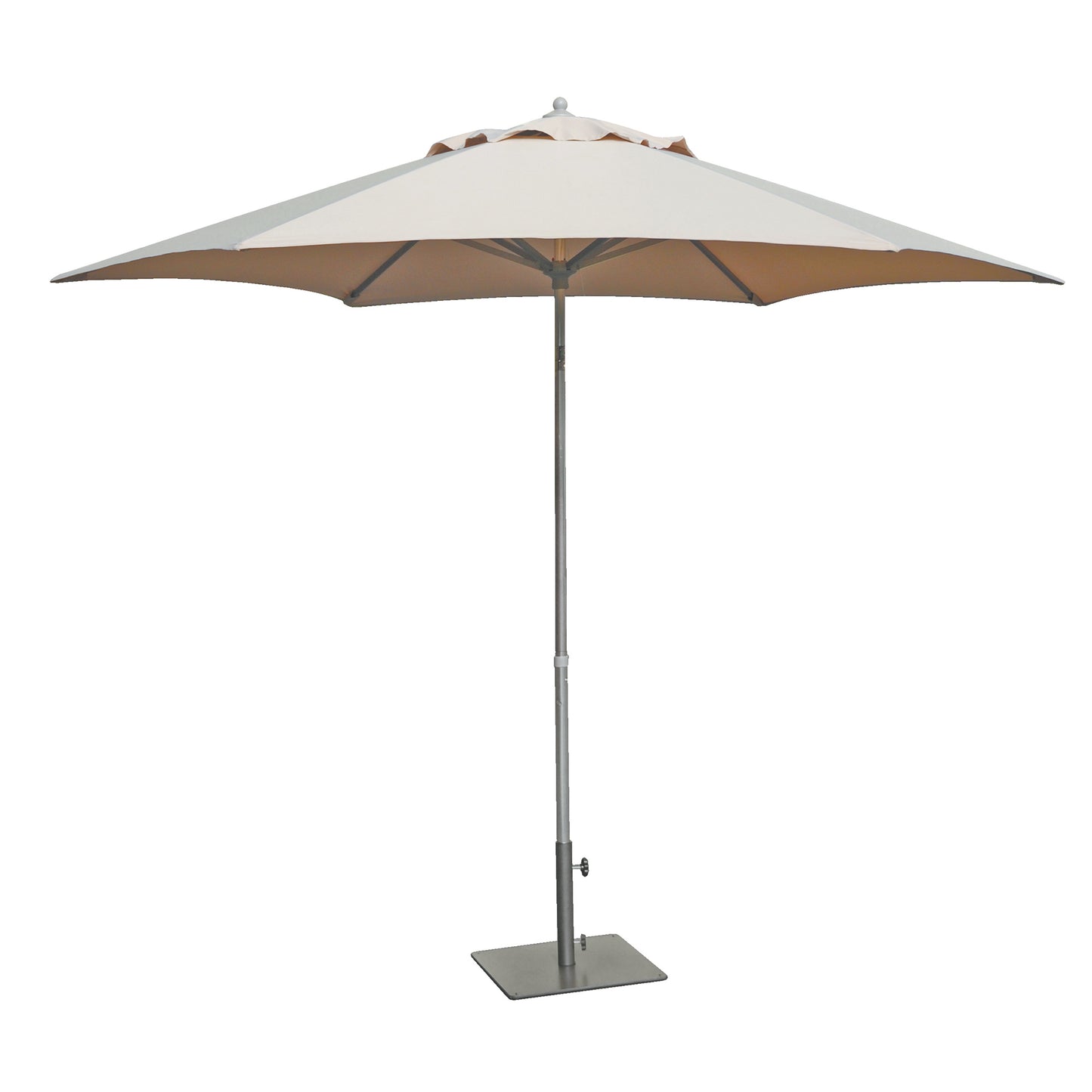 Push Up 2.1m Outdoor Umbrella Canopy