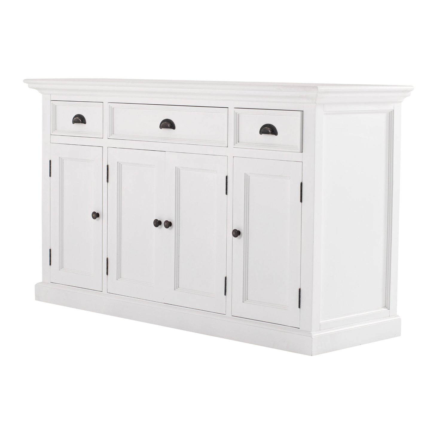 Halifax Classic White 4 Door Buffet Table