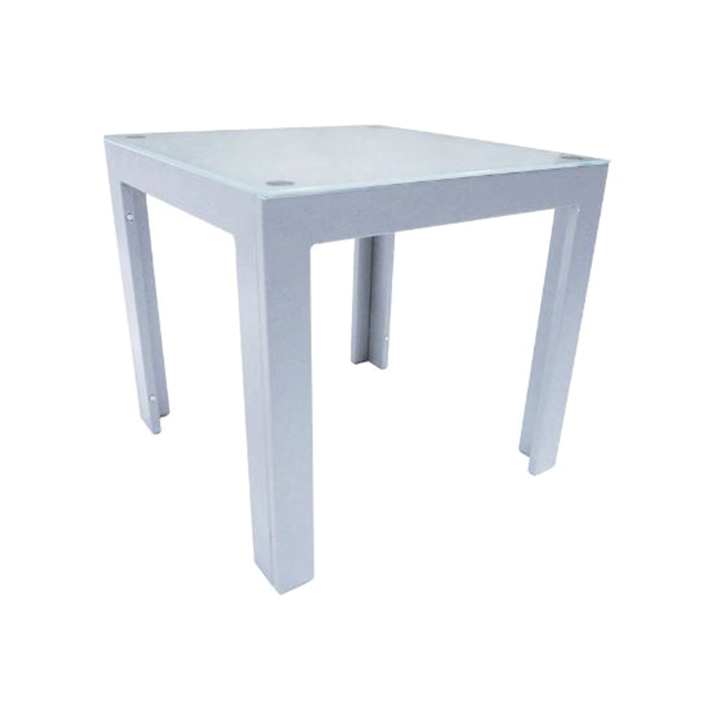 Dali Metal Outdoor Dining Table - Silver