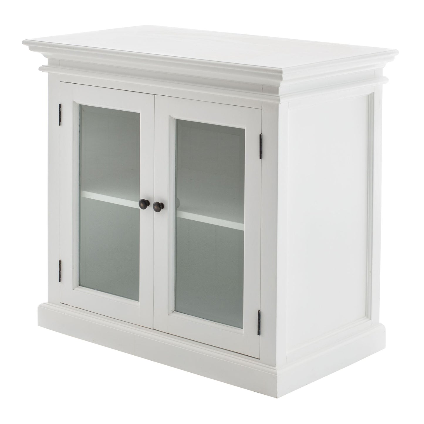 Halifax Classic White Glass Display Buffet Table
