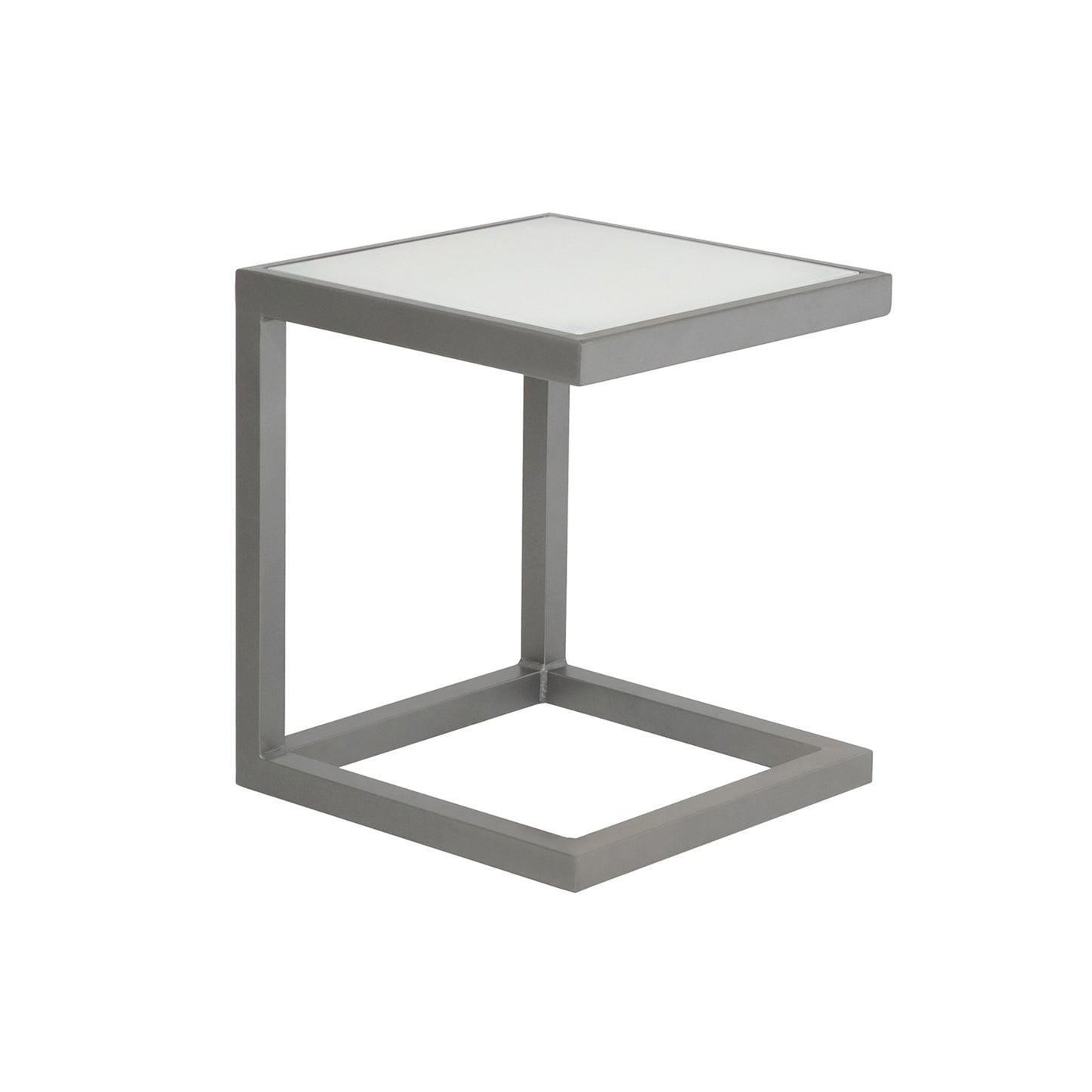 Resort Glass Outdoor Side Table