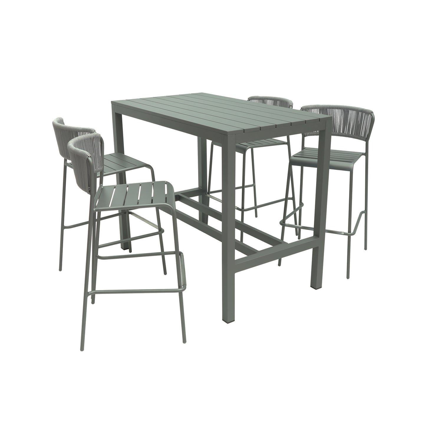 Roma Metal Outdoor Bar Table