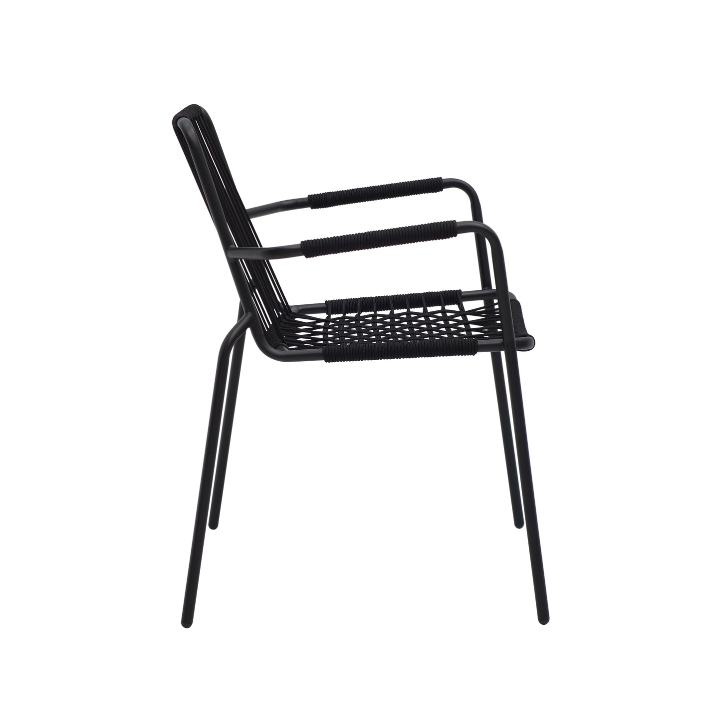 Panama Rope Back Outdoor Dining Chair