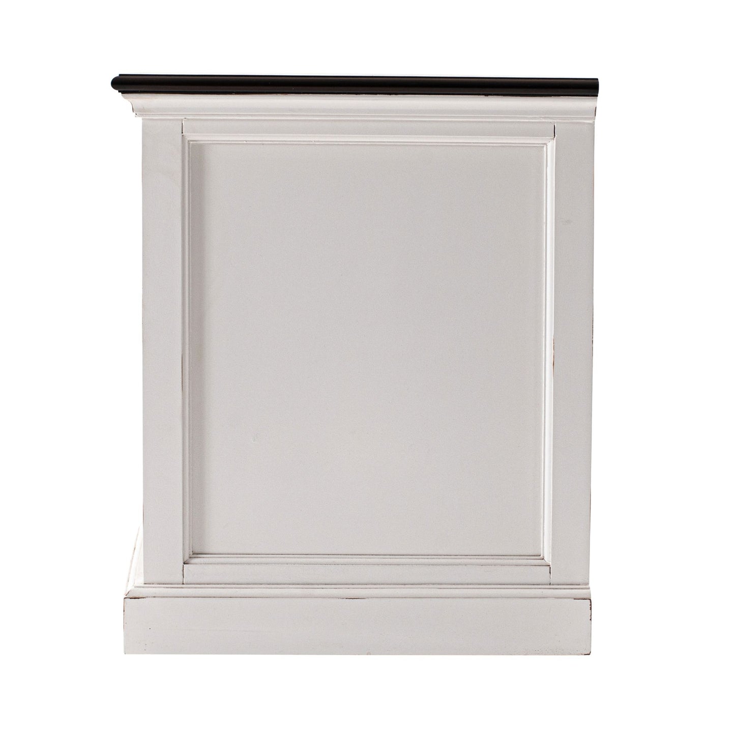 Halifax Accent Classic White Shelved Side Table