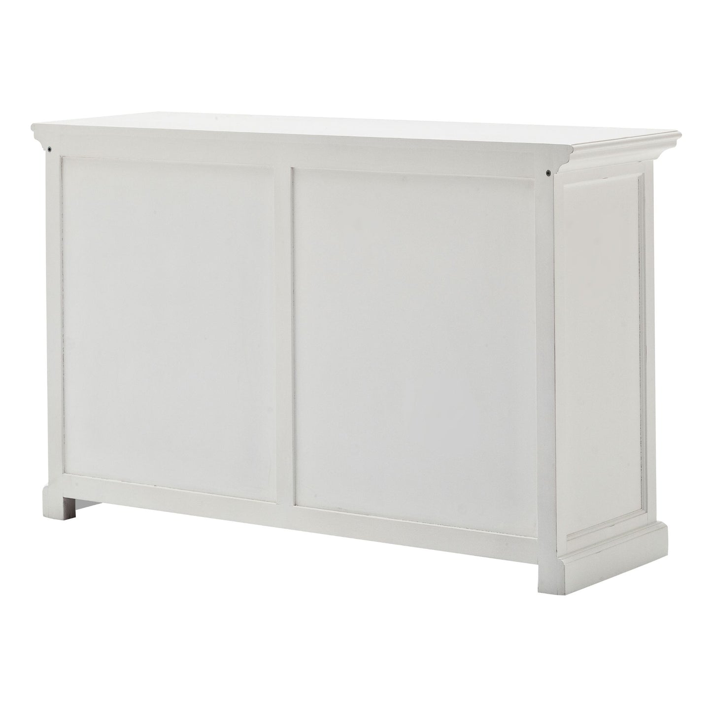 Halifax Classic White Sliding Door Buffet Table