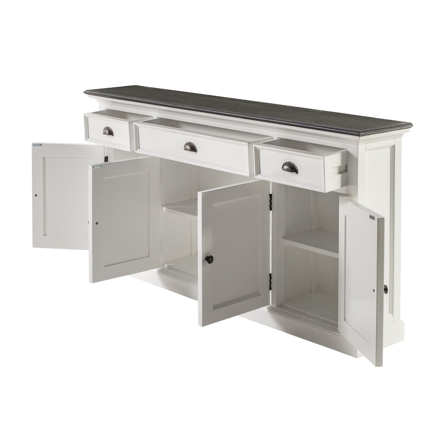 Halifax Classic White Buffet Console Table