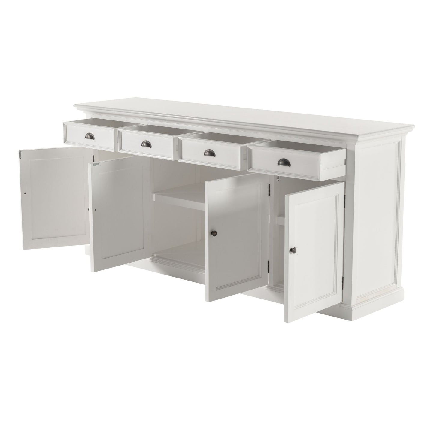 Halifax Long Classic White Buffet Table