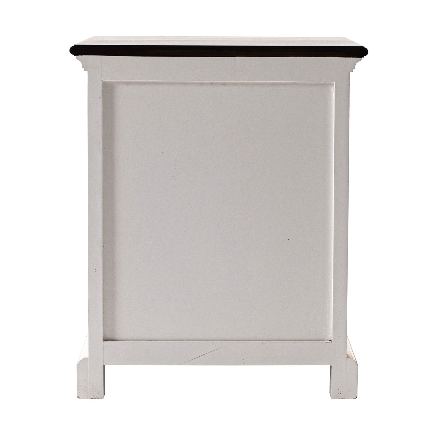 Halifax Accent Classic White Shelved Side Table