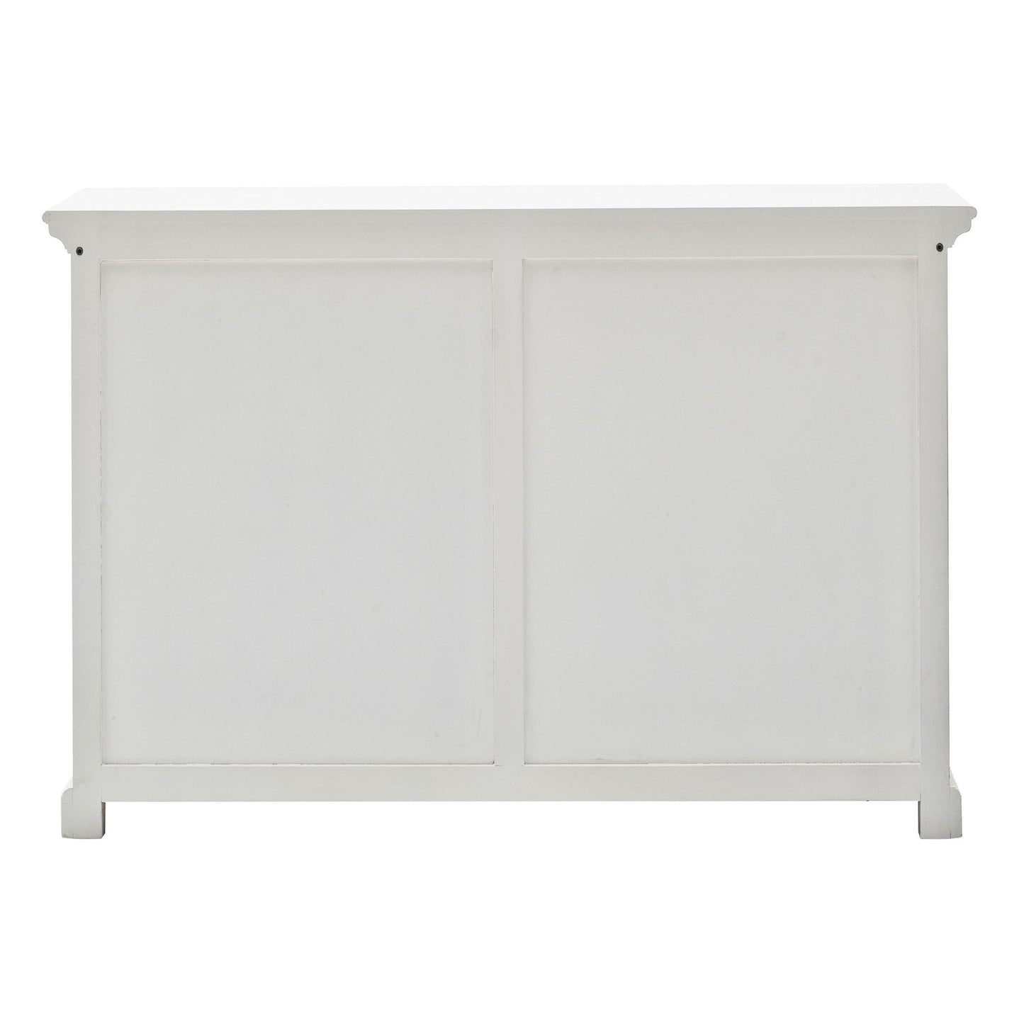Halifax Classic White Sliding Door Buffet Table