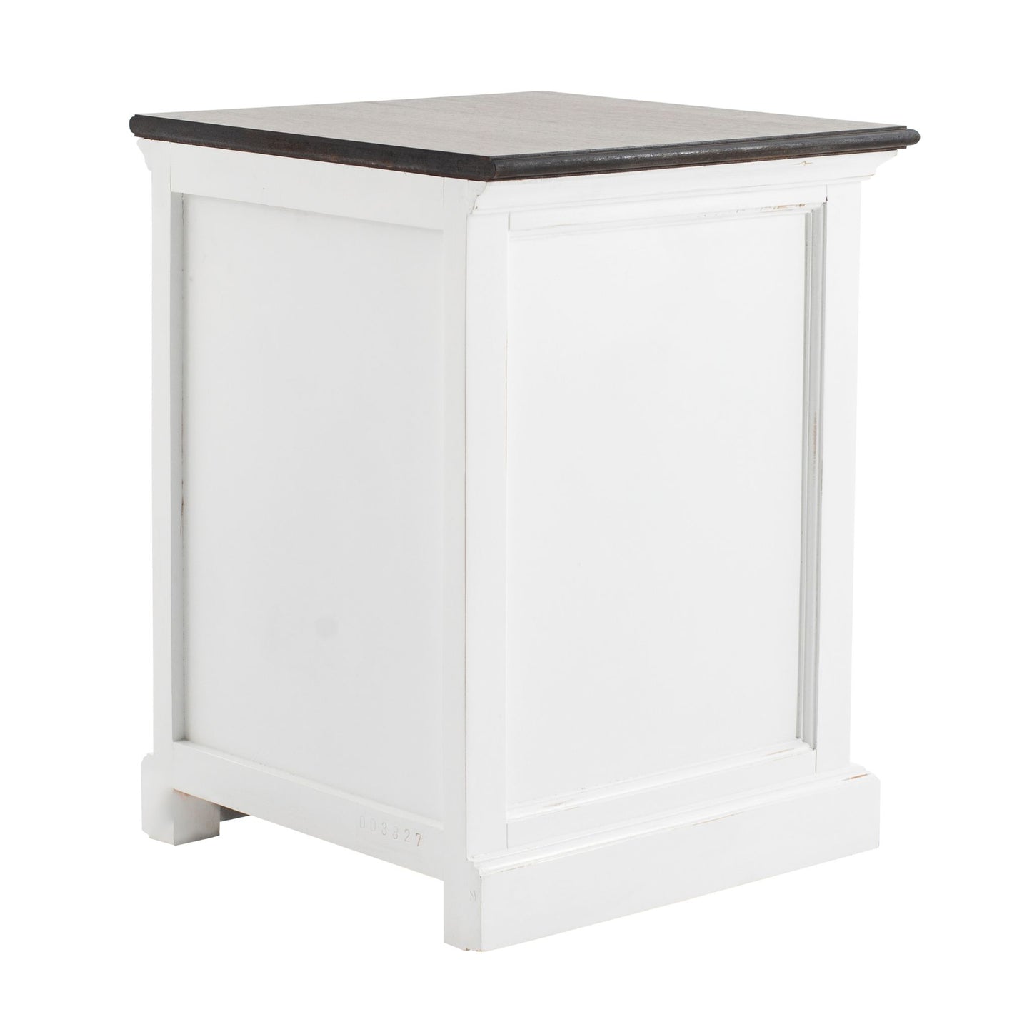 Halifax Accent Classic White Drawer Side Table