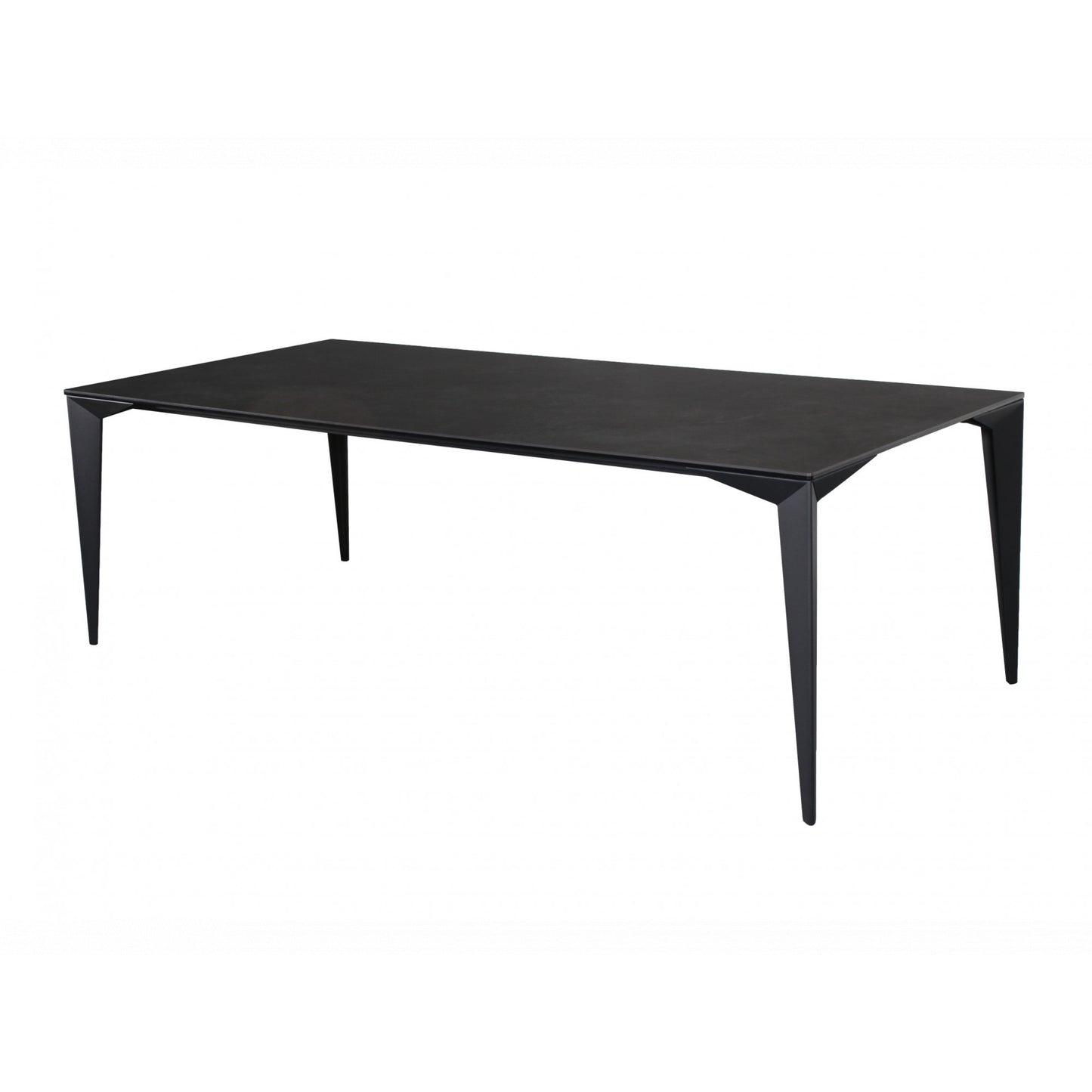 Orion 200cm Nero Ceramic Dining Table - Grey