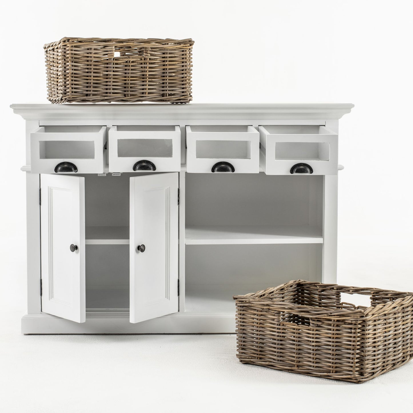 Halifax Classic White Kitchen Buffet Table