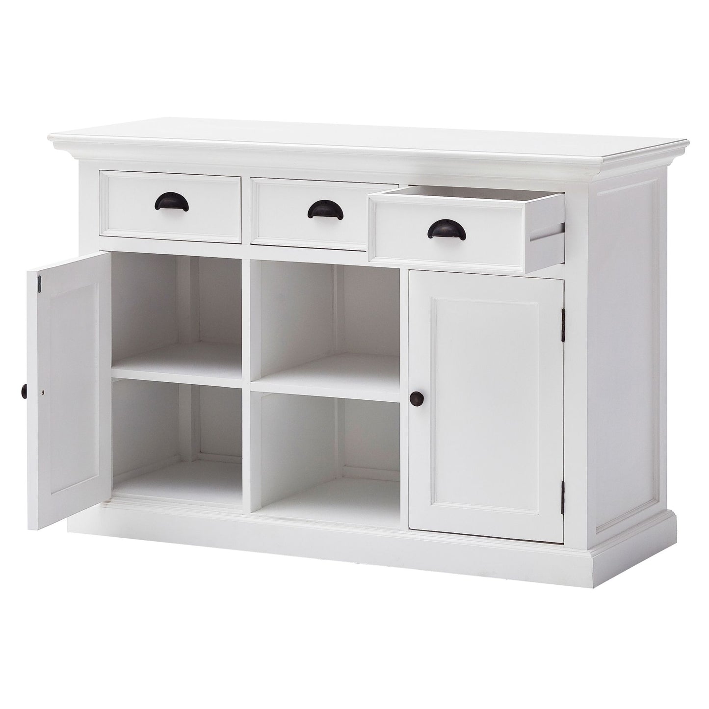 Halifax Classic White 2 Basket Buffet Table