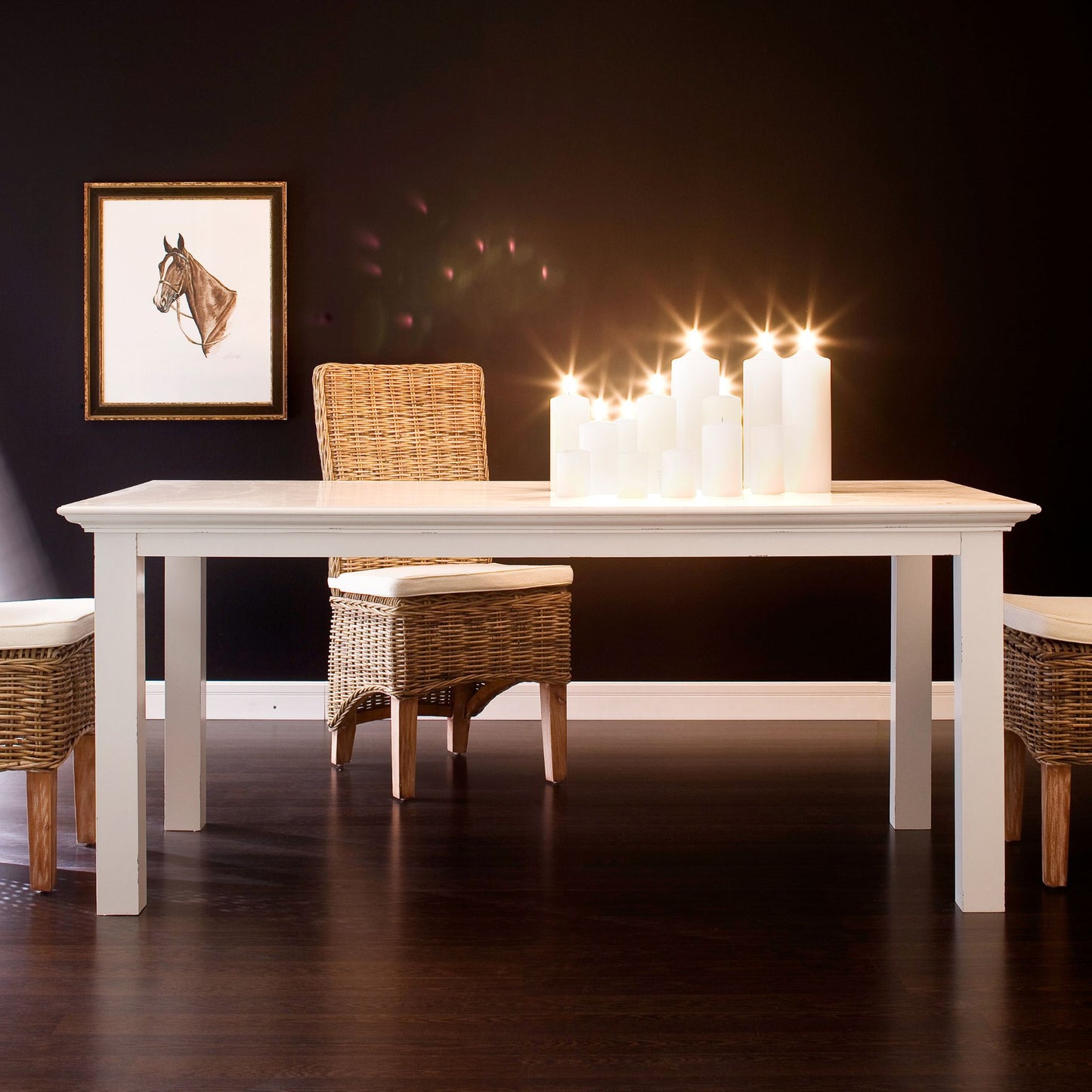 Halifax Classic White Dining Table