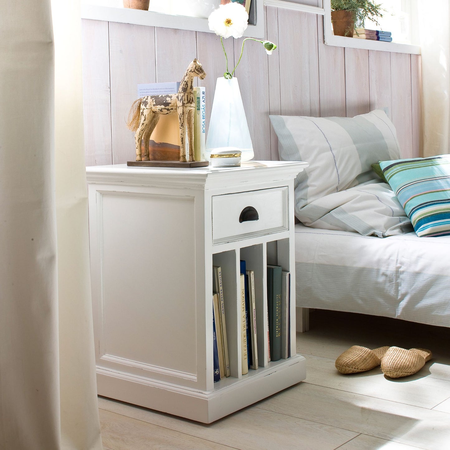 Halifax Classic White Side Table