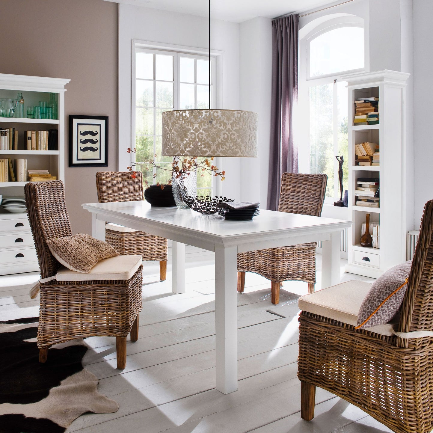 Halifax Classic White Dining Table