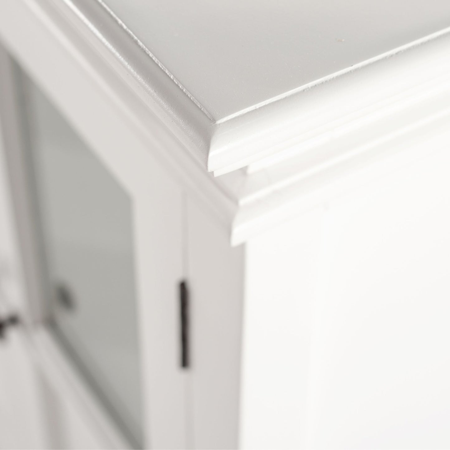 Halifax Classic White 6 Glass Door Buffet Table