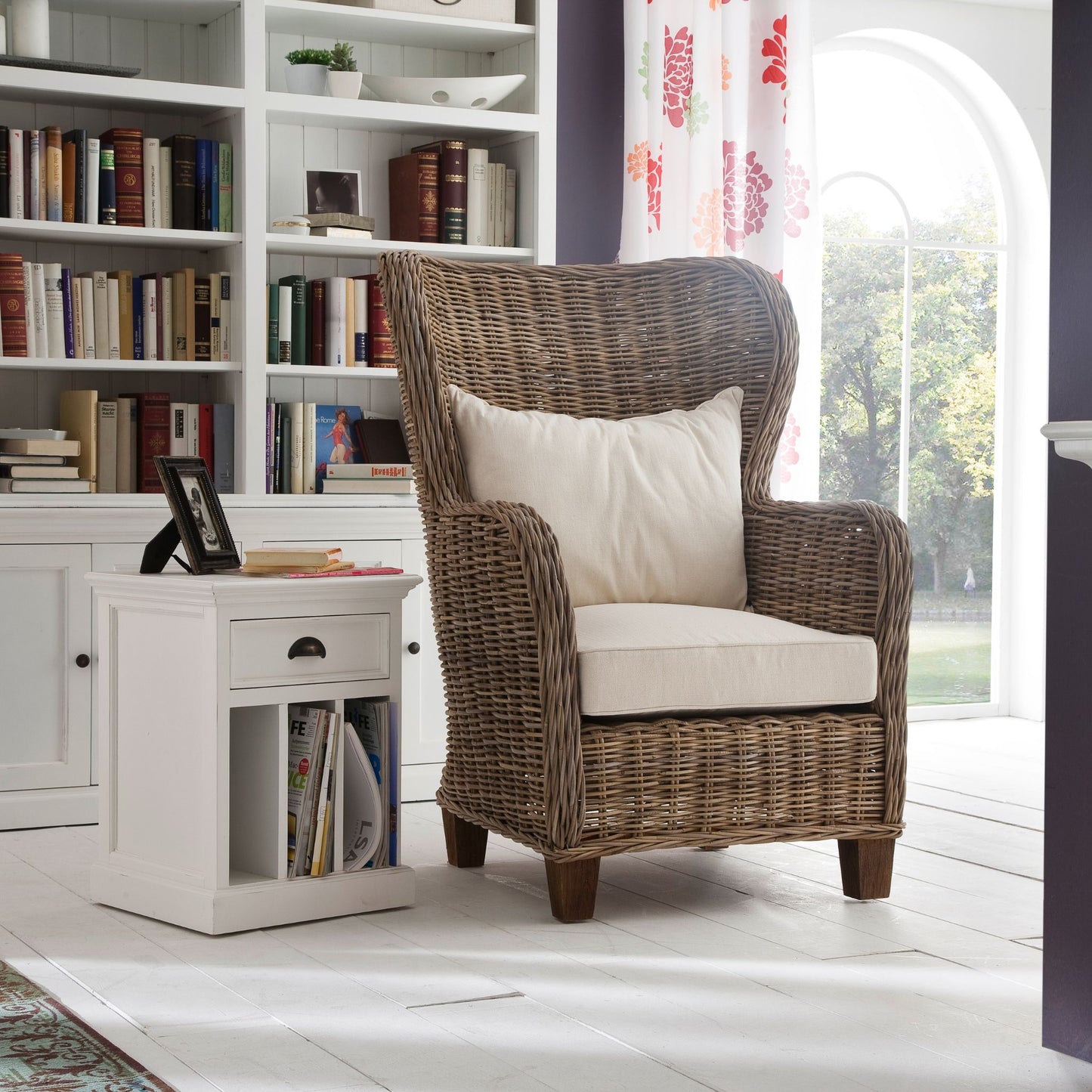 Halifax Classic White Side Table