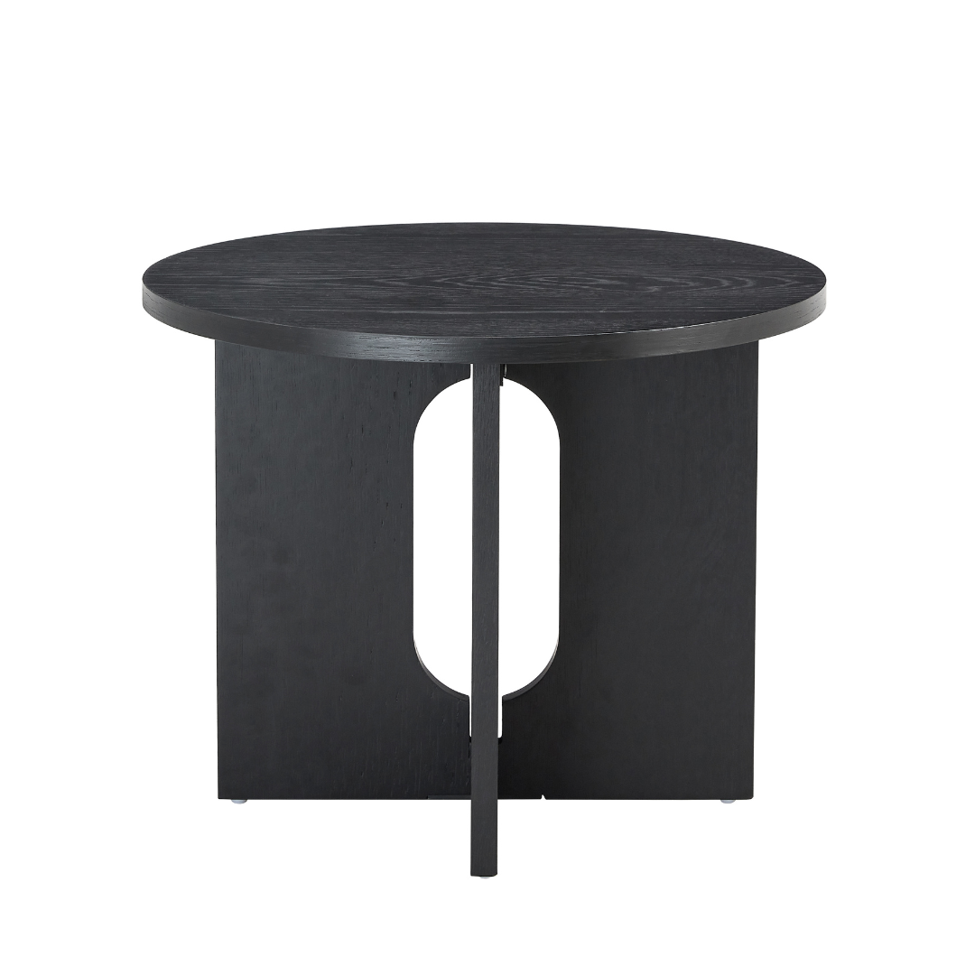 Soho 50cm Round Wooden Side Table