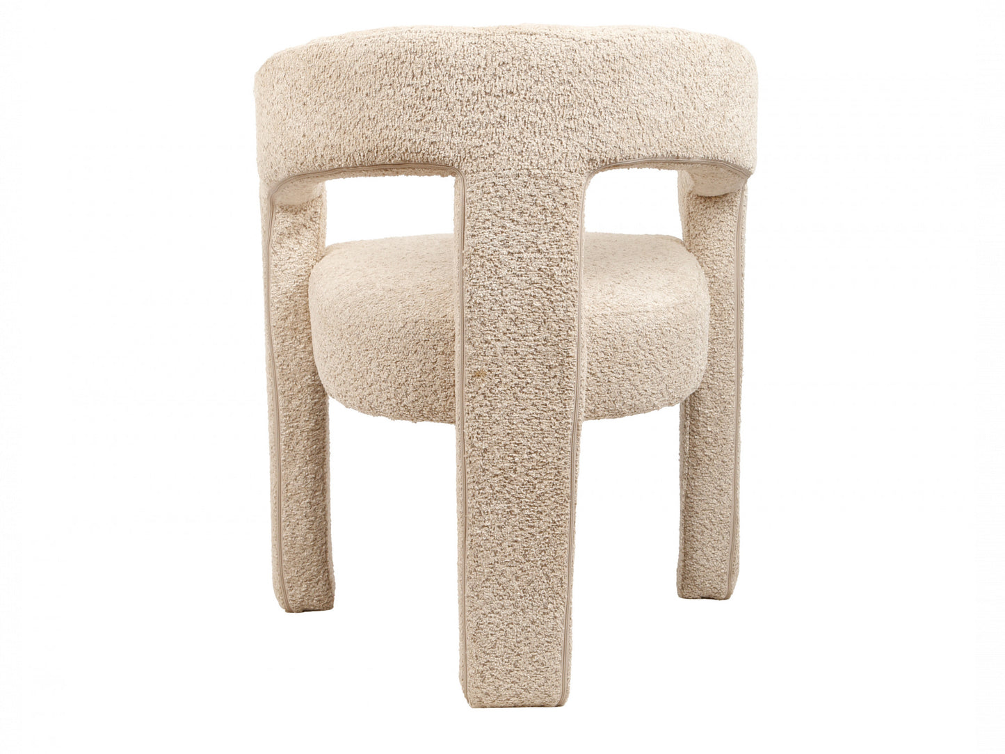 Bordeaux Boucle Fabric Occasional Armchair