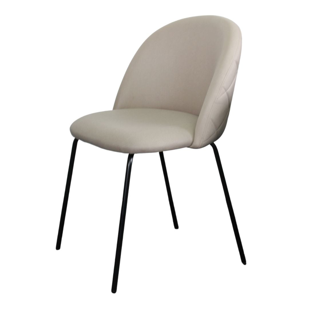 Florin Beige Fabric Technology Dining Chair Set of 4