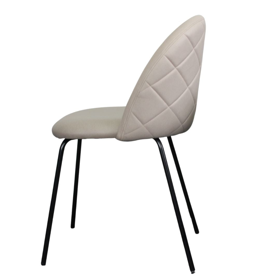 Florin Beige Fabric Technology Dining Chair Set of 4