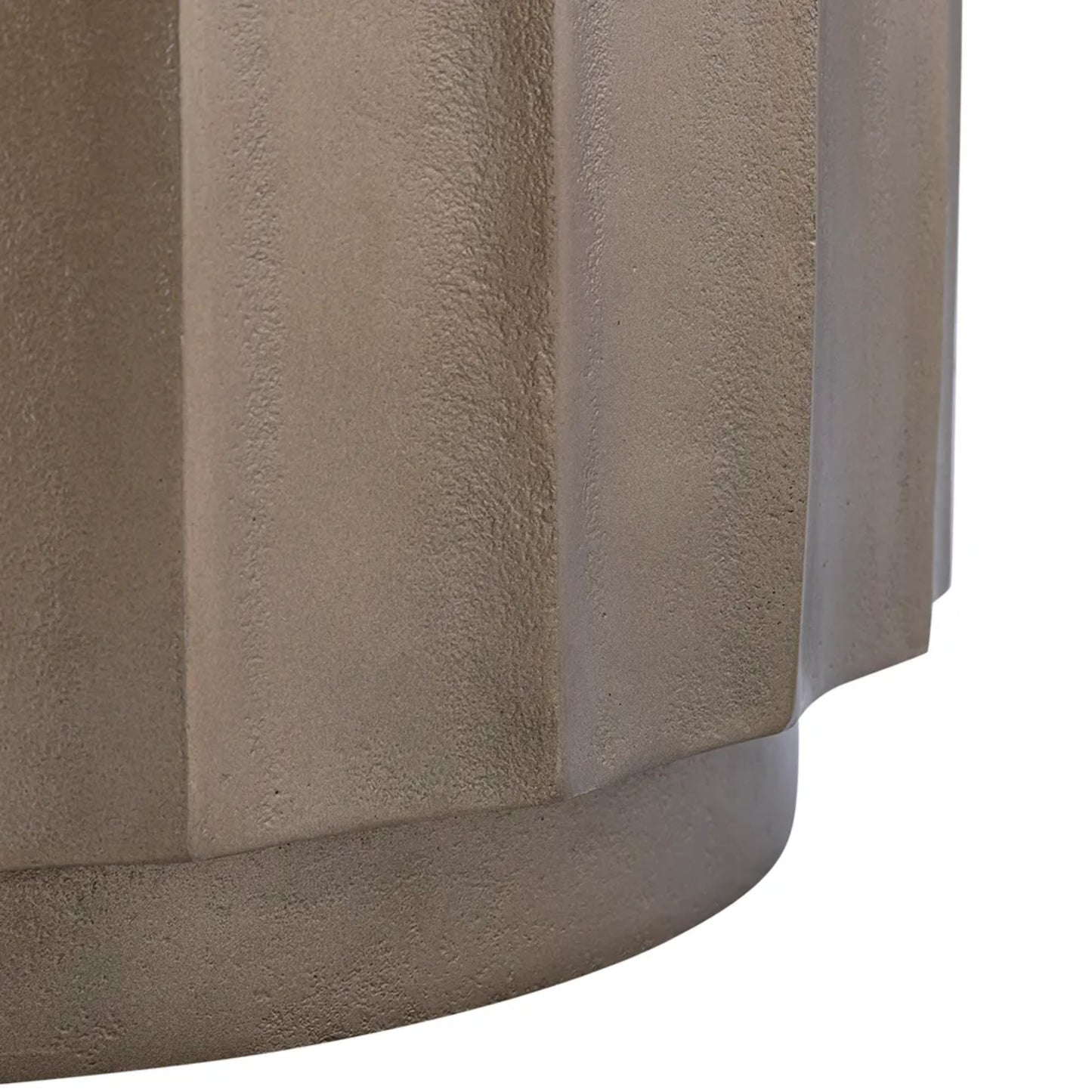 Calloway Sculptural Side Table - Antique Gold