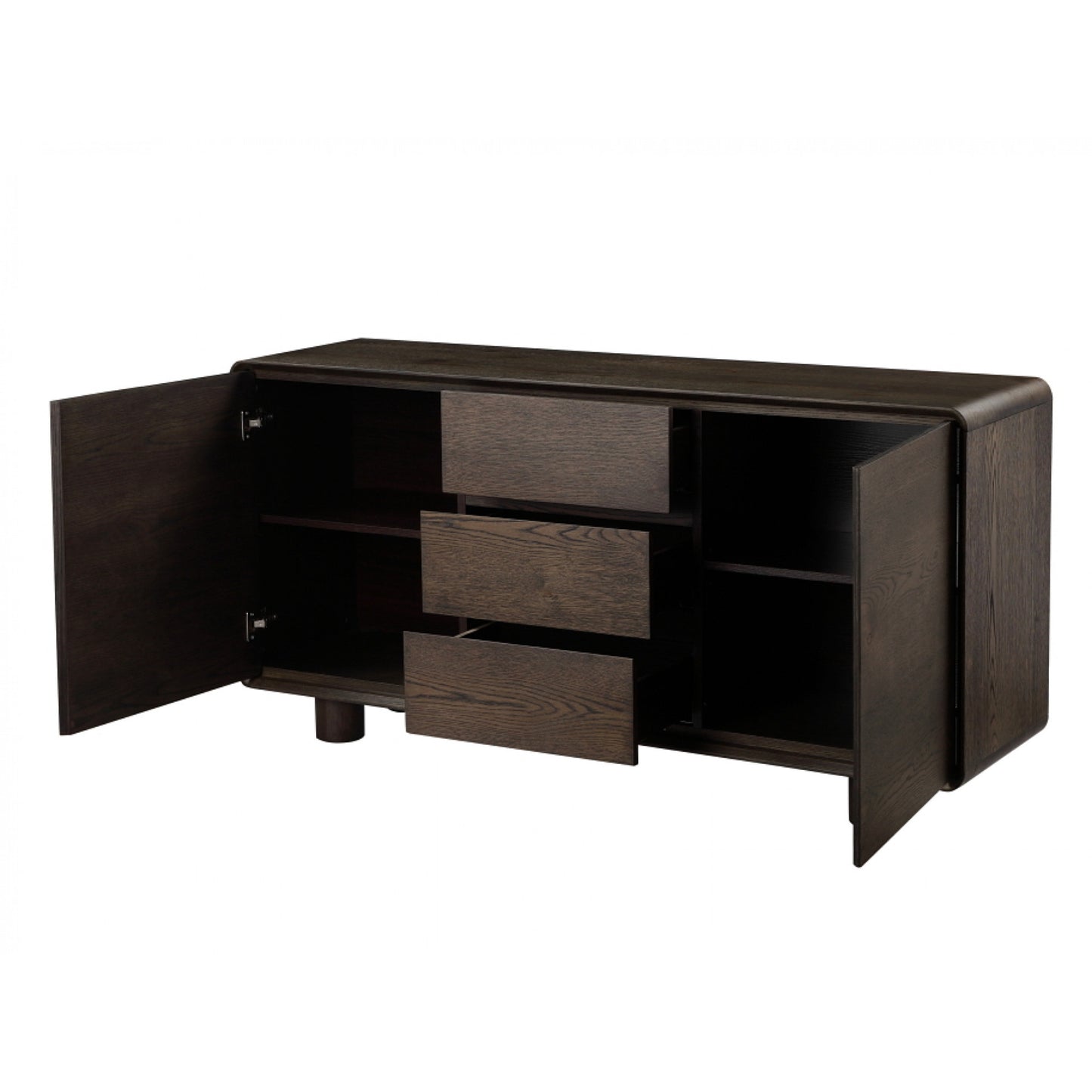Capri 160cm Oak Sideboard Cabinet
