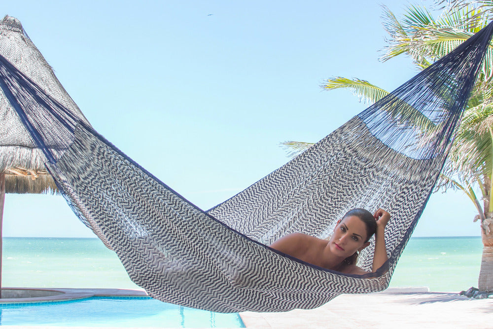 Mayan Legacy Mexican Cotton Hammock - Ocean Weaves