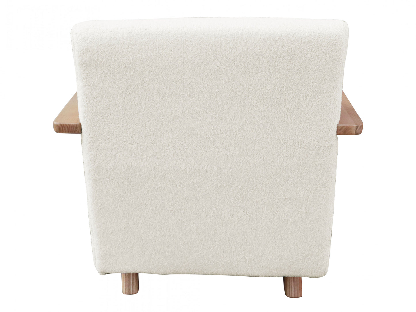 Cozy Teddy Bear Fabric Occasional Armchair