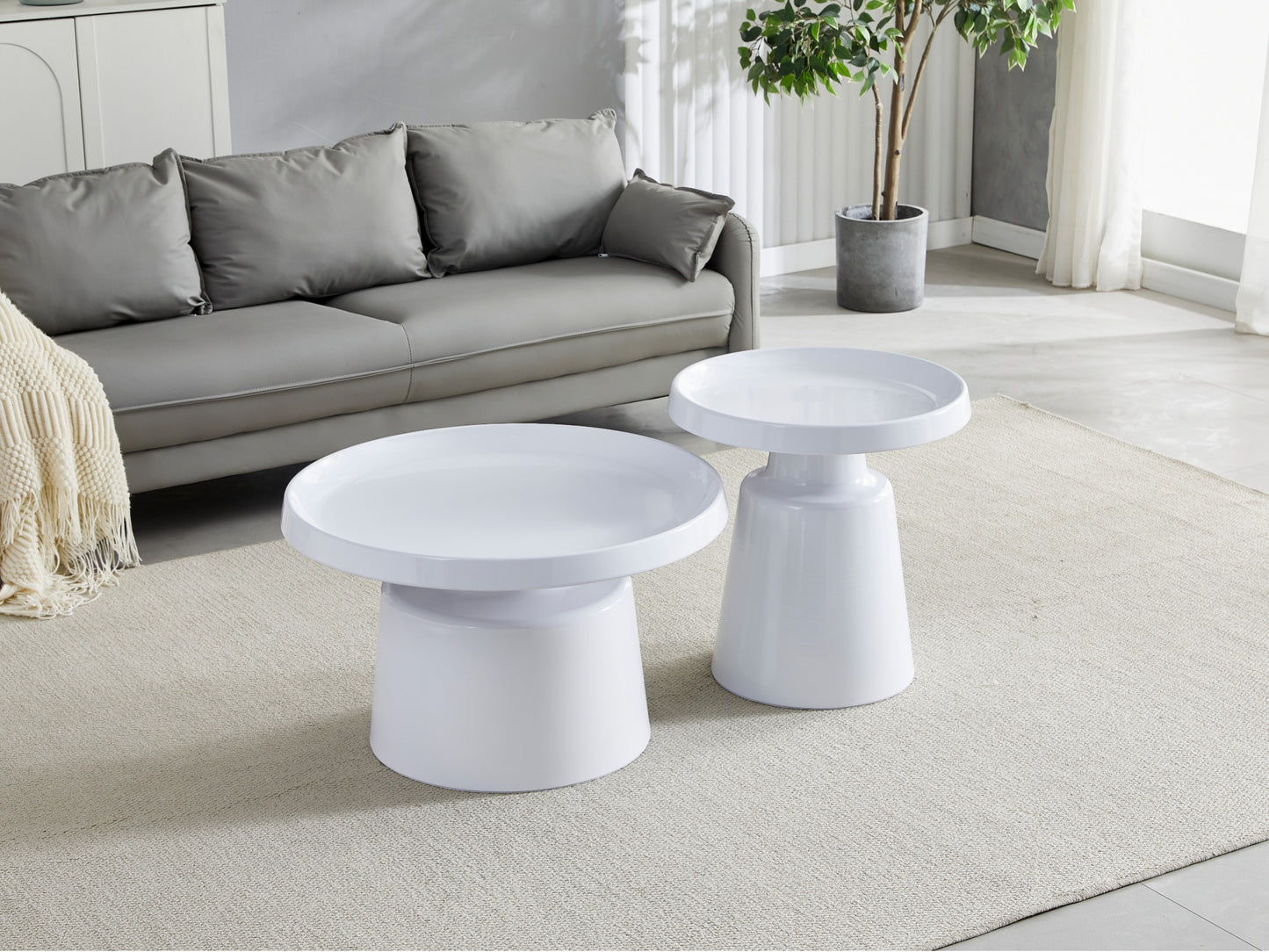 Fendi Metal Nesting Coffee Table Set