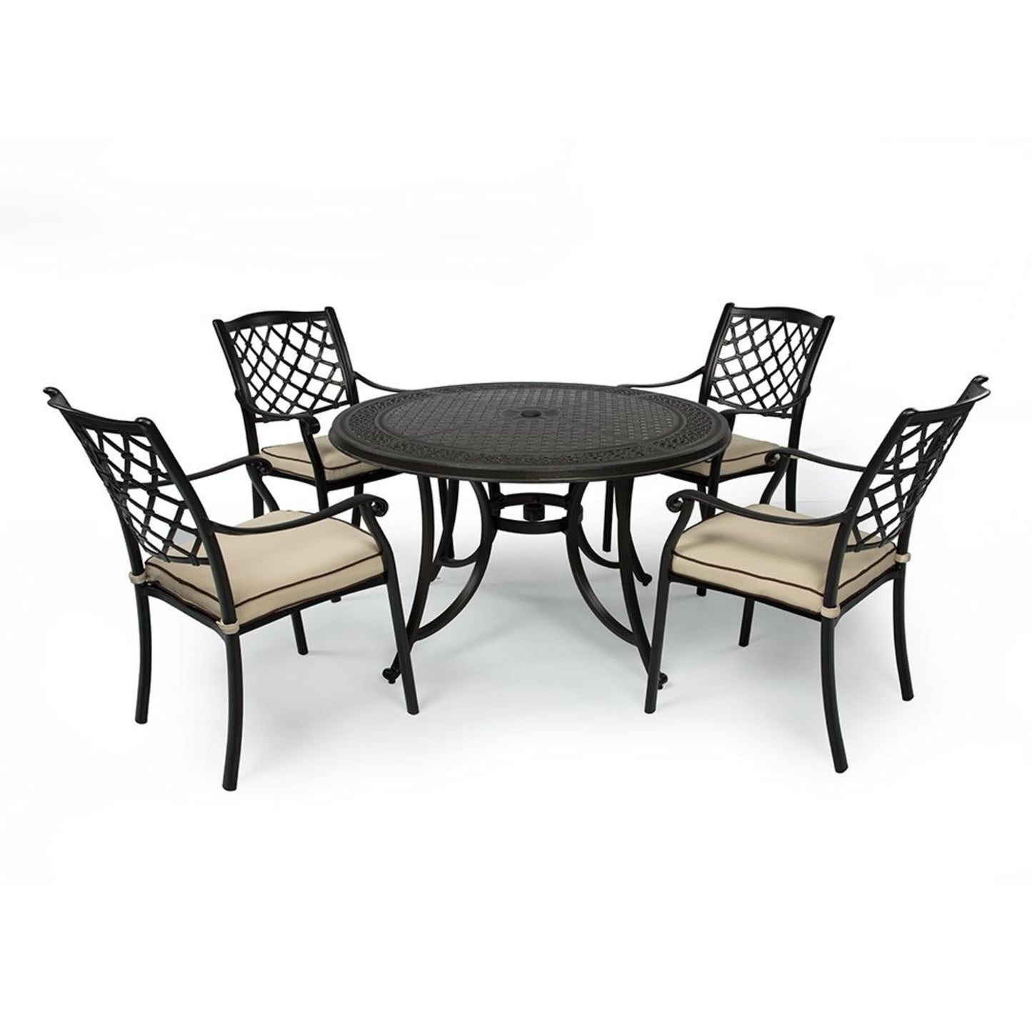 Fuji 120cm Aluminium Outdoor Dining Table