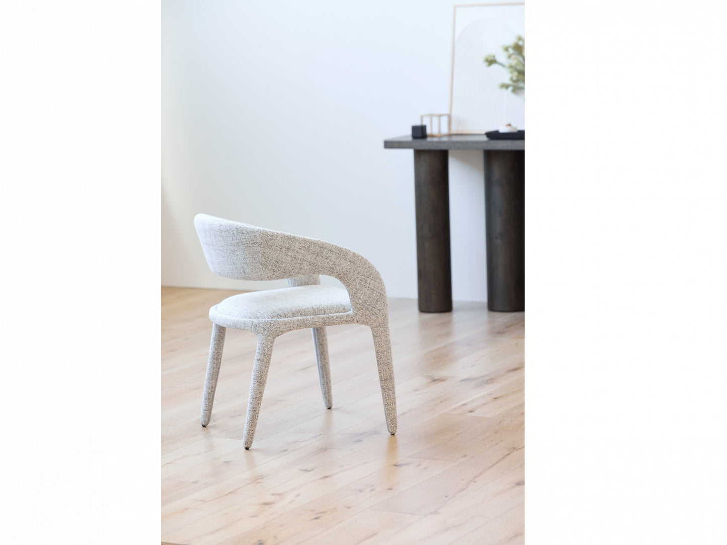 Harlow Textured Fabric Dining Chair