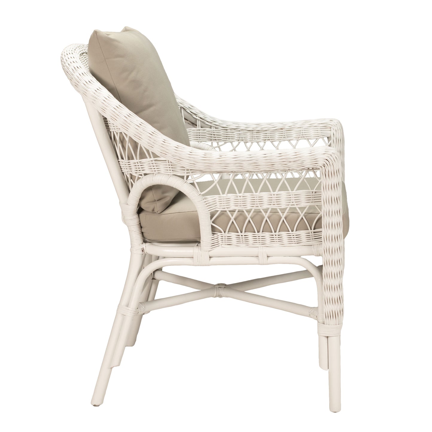 Kingston 3pc Rattan Outdoor Table & Chair Set