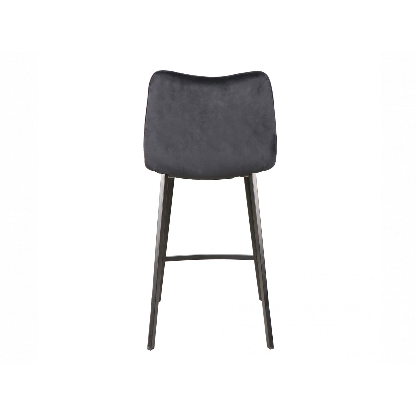 Kenya Velvet Fabric Bar Stool Set of 2