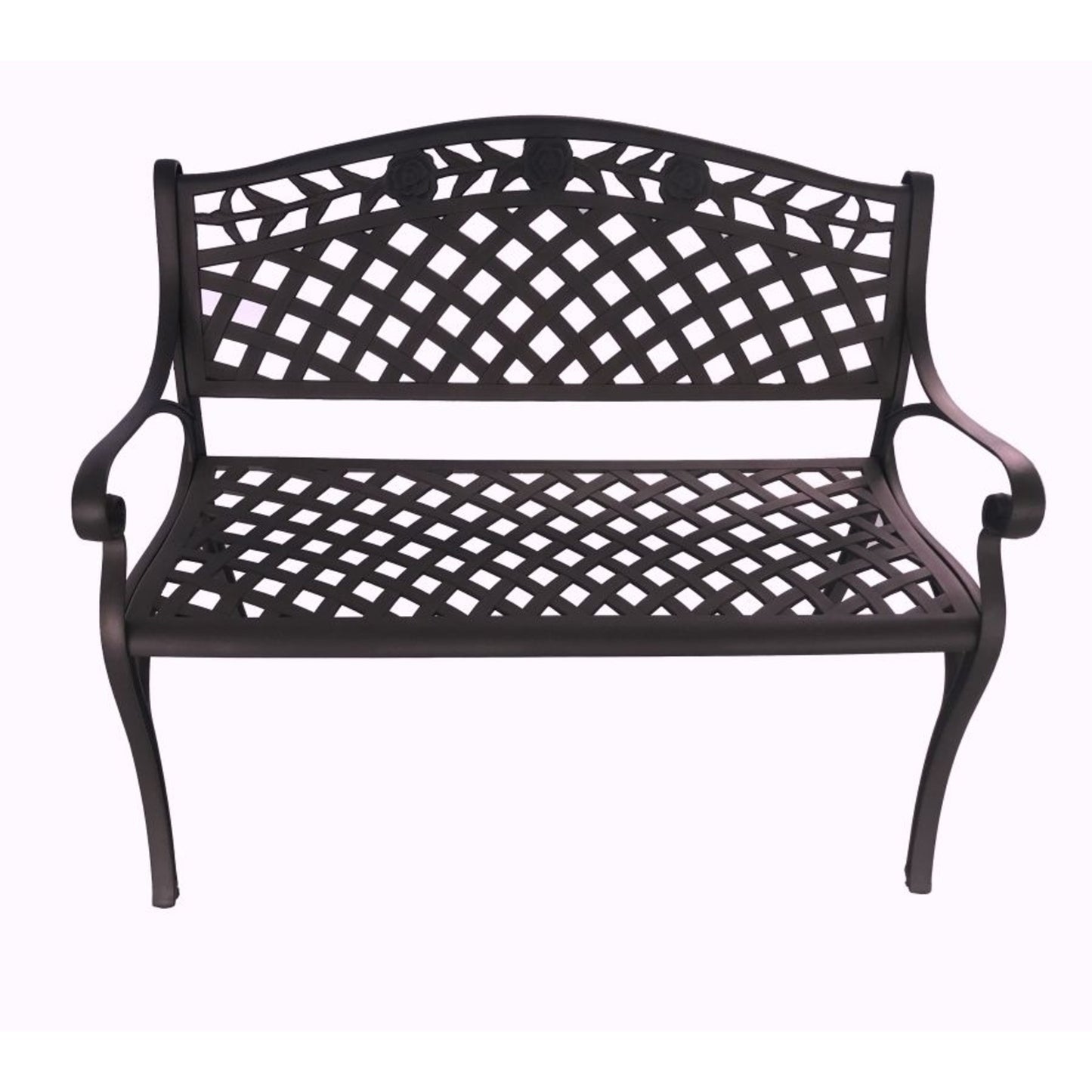 Melissa Cast Aluminium Outdoor Bench