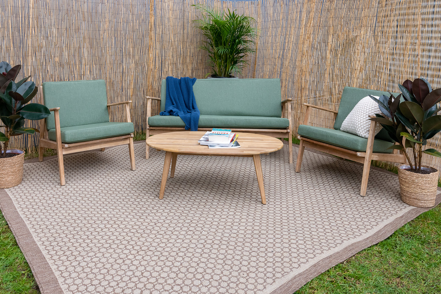 Narvik 110cm Wooden Outdoor Coffee Table