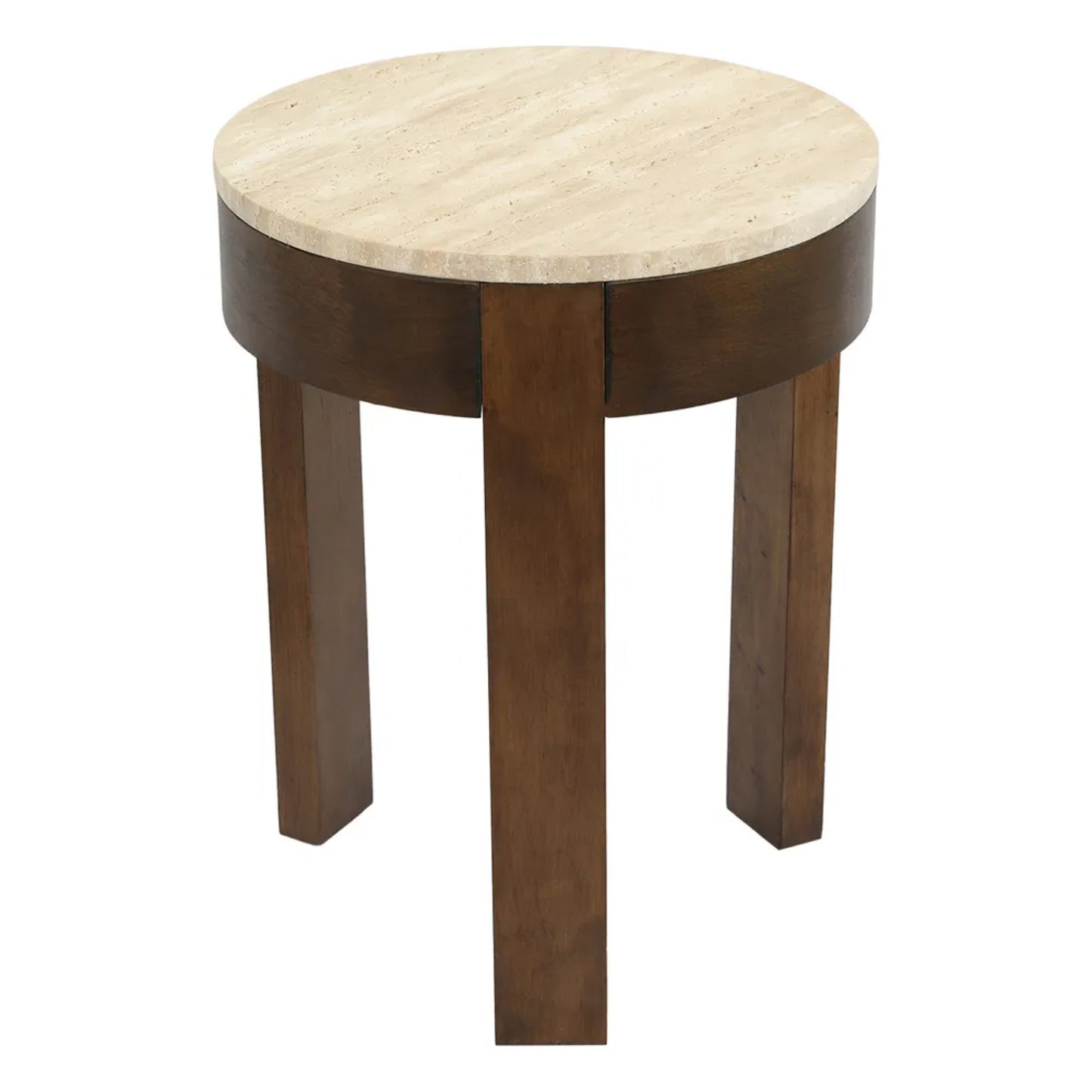Oliver Small Round Marble Side Table