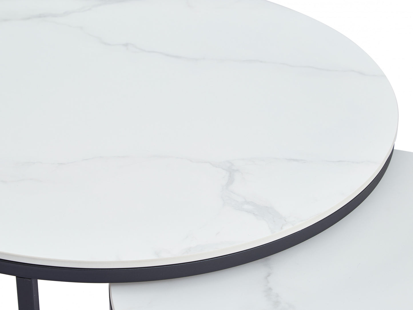 Snow Ceramic Nesting Coffee Table Set