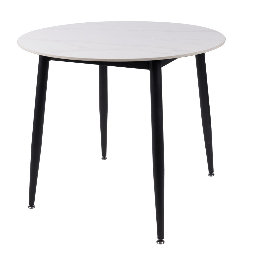 Fiore 90cm Round Marble Stone Dining Table