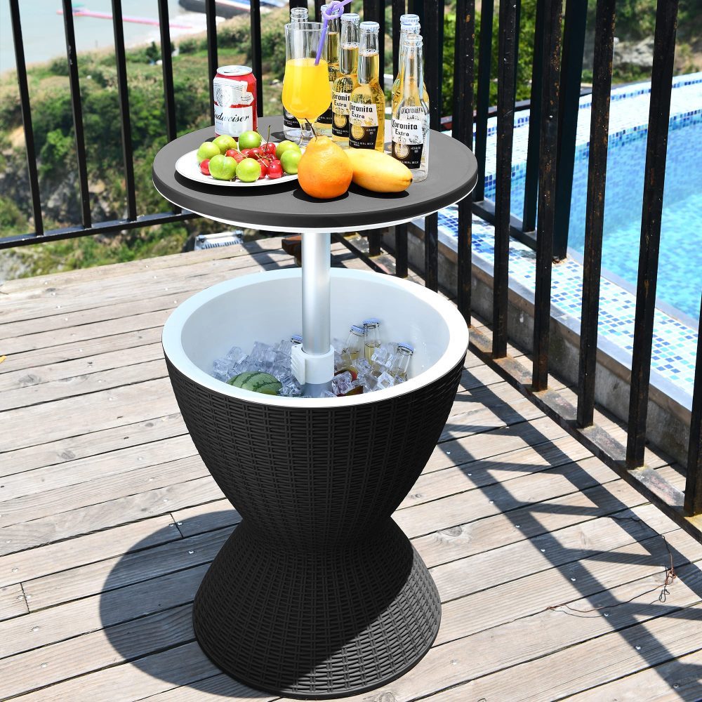 Gardeon Ice Cooler Table - Black