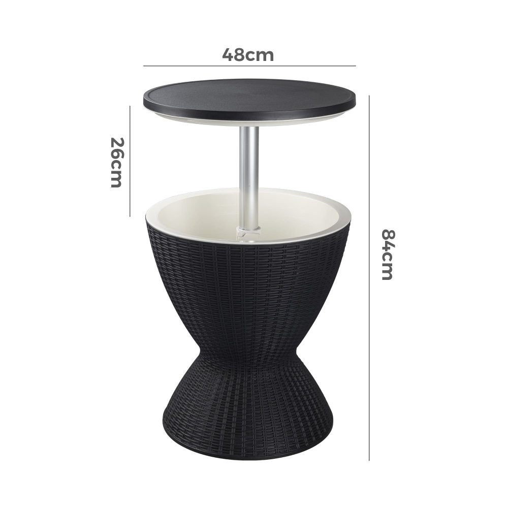 Gardeon Ice Cooler Table - Black